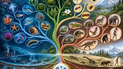 Illustration du parcours « Diversification du vivant et évolution »